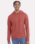ComfortWash by Hanes Unisex Garment-Dyed Jersey Hooded Long Sleeve T-Shirt GDH280