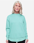 LAT Women's Weekend Fleece Crewneck Sweatshirt 3525