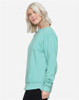 LAT Women's Weekend Fleece Crewneck Sweatshirt 3525