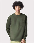 American Apparel Unisex Super Heavyweight Long Sleeve Pocket Tee 9410