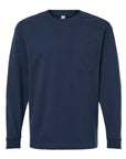American Apparel Unisex Super Heavyweight Long Sleeve Pocket Tee 9410