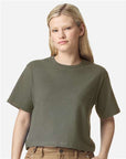 American Apparel Women's Fine Jersey Boxy Tee 102