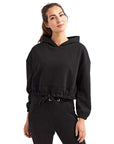 TriDri Women's Cropped Maria Hooded Sweatshirt TD085