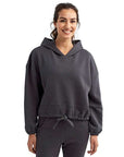 TriDri Women's Cropped Maria Hooded Sweatshirt TD085