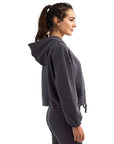 TriDri Women's Cropped Maria Hooded Sweatshirt TD085