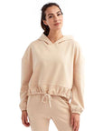 TriDri Women's Cropped Maria Hooded Sweatshirt TD085