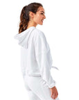 TriDri Women's Cropped Maria Hooded Sweatshirt TD085