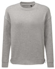 TriDri Women's Billie Side-Zip Crewneck Sweatshirt TD600