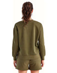 TriDri Women's Billie Side-Zip Crewneck Sweatshirt TD600
