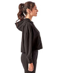TriDri Women's Alice Half-Zip Hooded Sweatshirt TD077