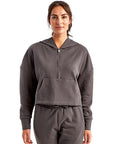 TriDri Women's Alice Half-Zip Hooded Sweatshirt TD077