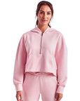 TriDri Women's Alice Half-Zip Hooded Sweatshirt TD077