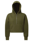 TriDri Women's Alice Half-Zip Hooded Sweatshirt TD077