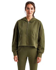 TriDri Women's Alice Half-Zip Hooded Sweatshirt TD077