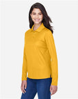 CORE365 Women's Pinnacle Performance Long Sleeve Piqué Polo 78192