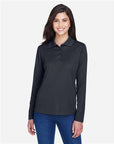CORE365 Women's Pinnacle Performance Long Sleeve Piqué Polo 78192