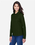 CORE365 Women's Pinnacle Performance Long Sleeve Piqué Polo 78192