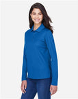 CORE365 Women's Pinnacle Performance Long Sleeve Piqué Polo 78192