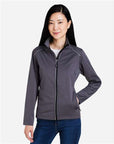 CORE365 Women's Techno Lite Three-Layer Knit Tech-Shell CE708W