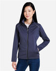 CORE365 Women's Techno Lite Three-Layer Knit Tech-Shell CE708W