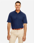 CORE365 Men's Radiant Performance Piqué Polo with Reflective Piping 88181R