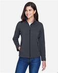CORE365 Women's Cruise Two-Layer Fleece Bonded Soft Shell Jacket 78184