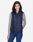 CORE365 Women's Prevail Packable Puffer Vest CE702W