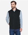 CORE365 Men's Cruise Two-Layer Fleece Bonded Soft Shell Vest CE701