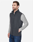 CORE365 Men's Cruise Two-Layer Fleece Bonded Soft Shell Vest CE701