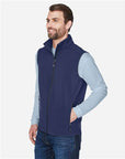 CORE365 Men's Cruise Two-Layer Fleece Bonded Soft Shell Vest CE701