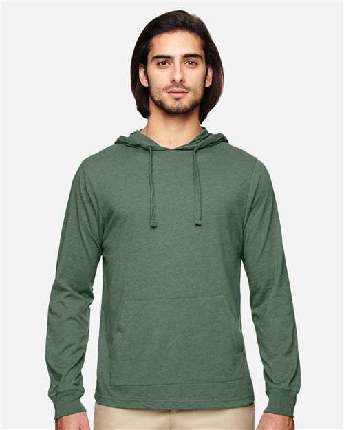econscious Unisex Eco Jersey Pullover Hooded Long Sleeve T-Shirt EC1085