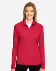 Team 365 Women's Zone Performance Quarter-Zip Pullover TT31W