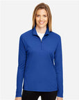Team 365 Women's Zone Performance Quarter-Zip Pullover TT31W