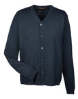 Harriton Men's Pilbloc™ V-Neck Button Cardigan Sweater M425