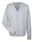 Harriton Men's Pilbloc™ V-Neck Button Cardigan Sweater M425