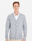 Harriton Men's Pilbloc™ V-Neck Button Cardigan Sweater M425