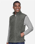 Harriton Unisex Fleece Full-Zip Vest M985