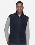 Harriton Unisex Fleece Full-Zip Vest M985