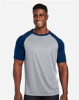 Team 365 Unisex Zone Colorblock Raglan T-Shirt TT62