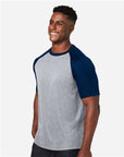Team 365 Unisex Zone Colorblock Raglan T-Shirt TT62