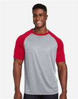 Team 365 Unisex Zone Colorblock Raglan T-Shirt TT62