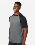 Team 365 Unisex Zone Colorblock Raglan T-Shirt TT62