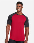 Team 365 Unisex Zone Colorblock Raglan T-Shirt TT62