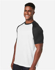 Team 365 Unisex Zone Colorblock Raglan T-Shirt TT62