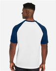 Team 365 Unisex Zone Colorblock Raglan T-Shirt TT62