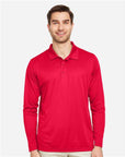 Team 365 Men's Zone Performance Long Sleeve Polo TT51L