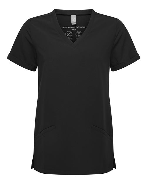 Onna Women's Invincible V-Neck Stretch Scrub Top NN310
