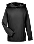 Team 365 Youth Zone Performance Hooded Long Sleeve T-Shirt TT41Y