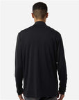 Adidas Men's Textured Stripe Quarter-Zip Pullover A708