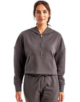 TriDri Women's Alice Half-Zip Hooded Sweatshirt TD077
